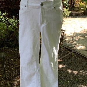 Chico's Platinum White Denim Jeans -Bootcut - US 4